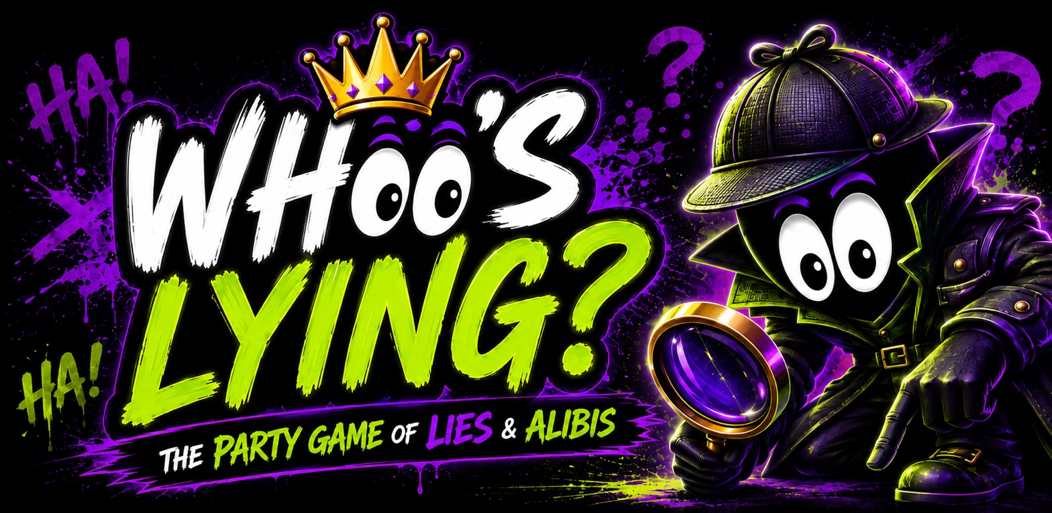 WHO'S LYING? logo